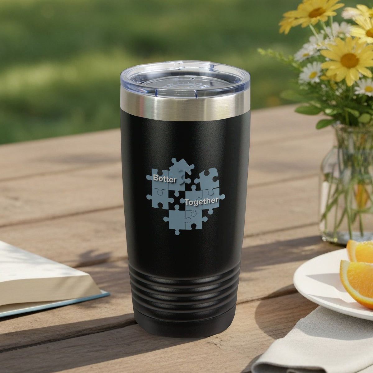 Better Together Puzzle Piece Insulated Tumbler Cup