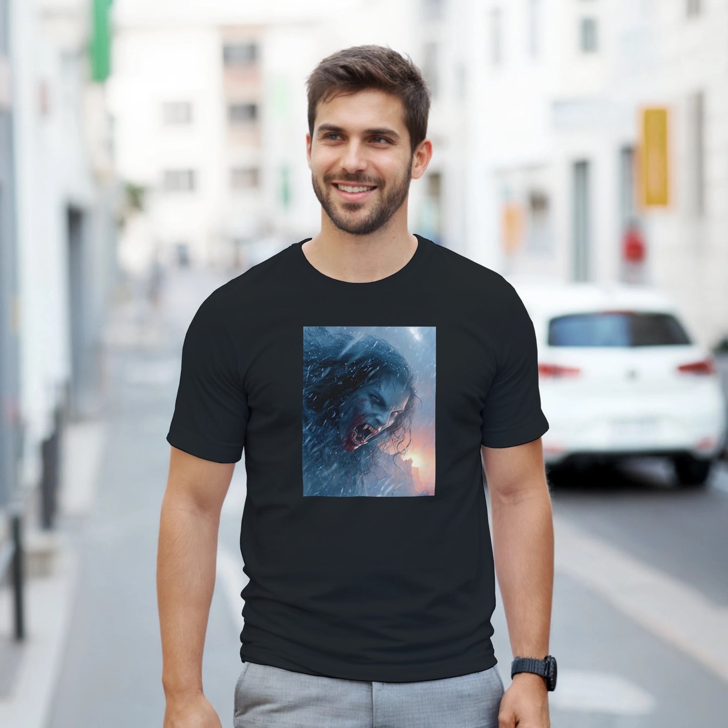 Cute Lil' Vampire on a Heavyweight T-shirt