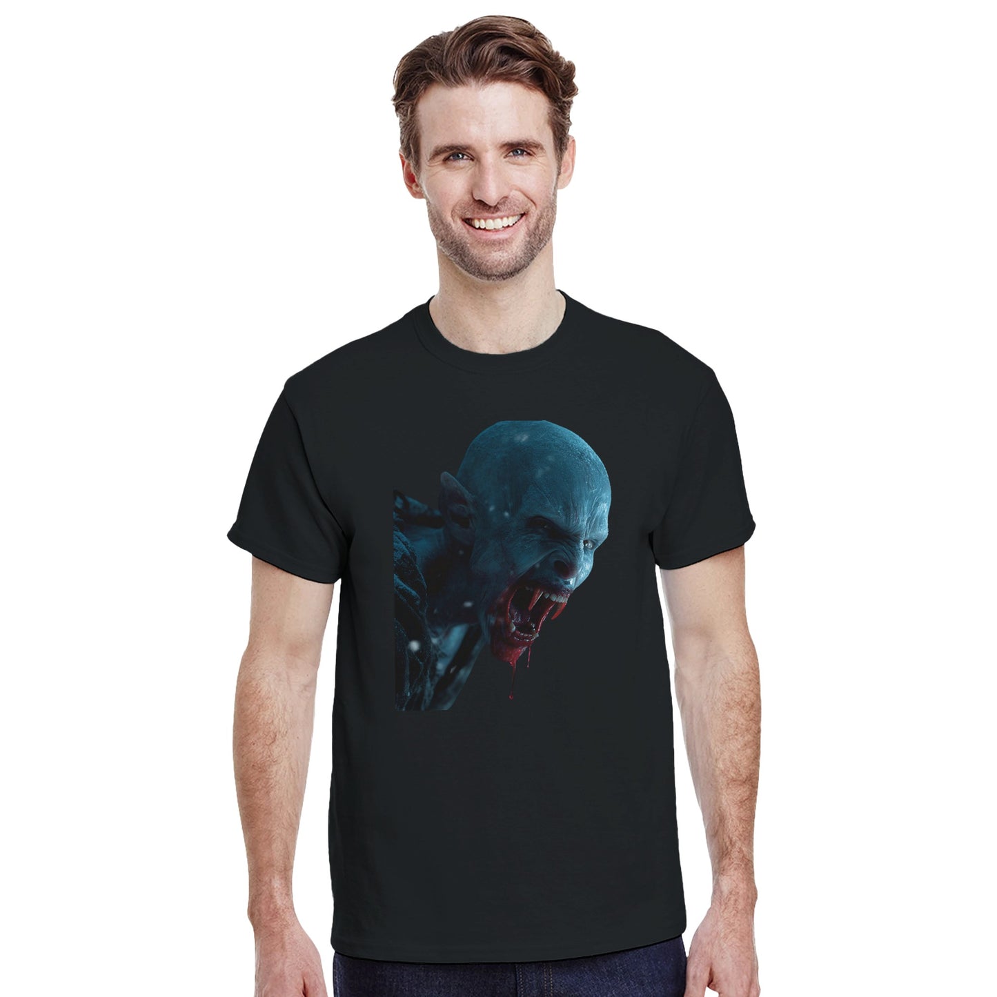 Cute Lil' Vampire on a Heavyweight T-shirt