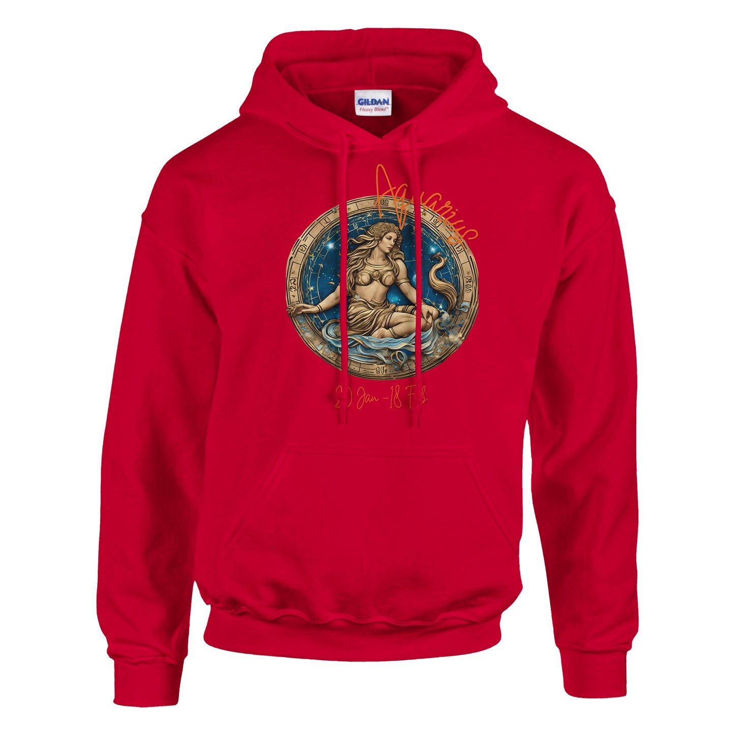 classic unisex pullover hoodie Astrology Aquarius vision personalized