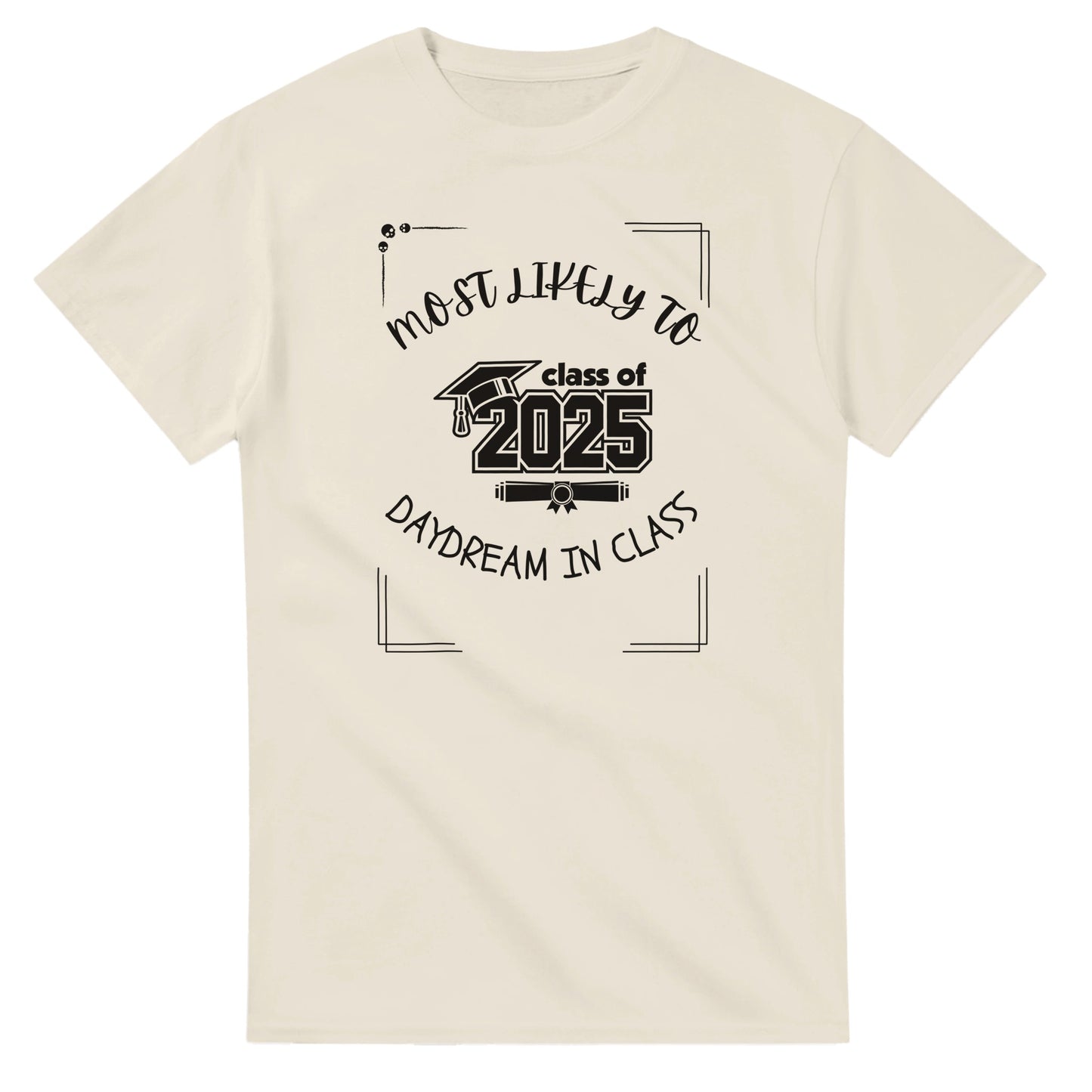 Most Likely To' high school design on a Heavyweight T-shirt