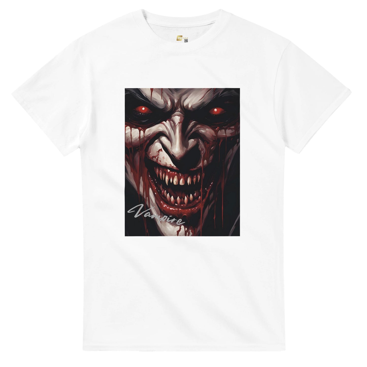 heavyweight crewneck t-shirt vampire snarl personalized
