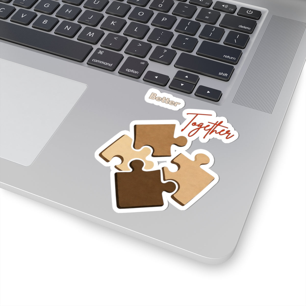 Better Together Puzzle Pieces Laptop Sticker Set