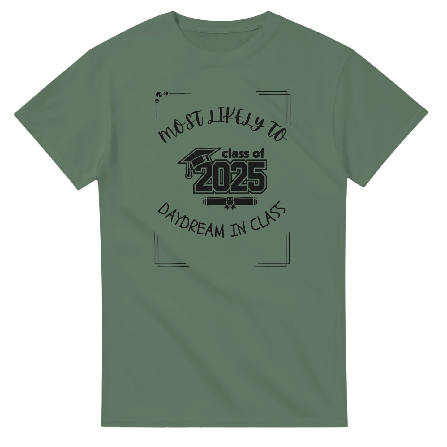 Most Likely To' high school design on a Heavyweight T-shirt