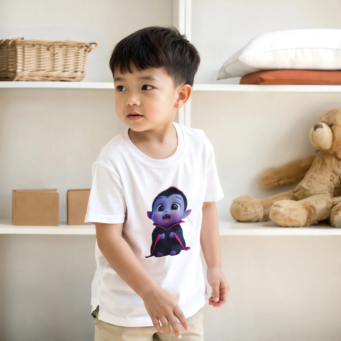 Cute Lil' Vampire on a Heavyweight T-shirt