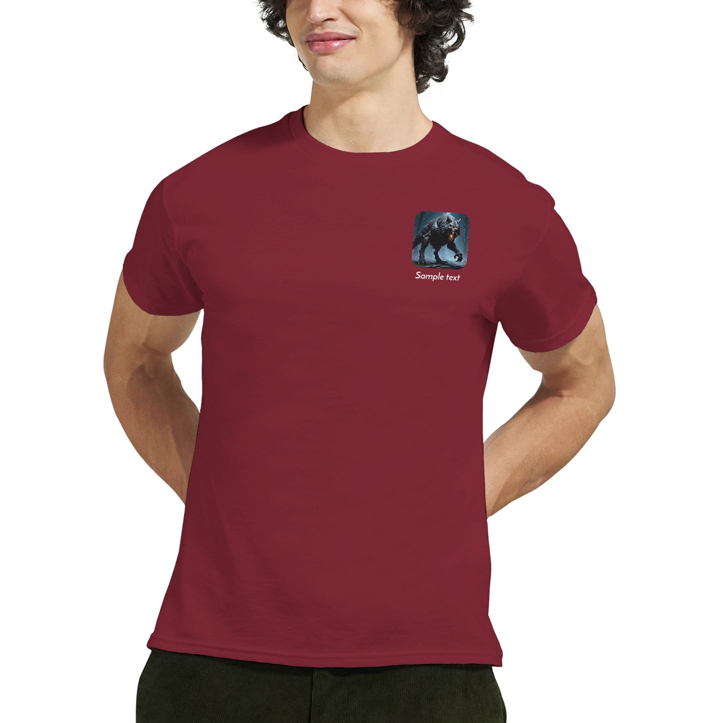 Werewolf on a Heavyweight T-Shirt