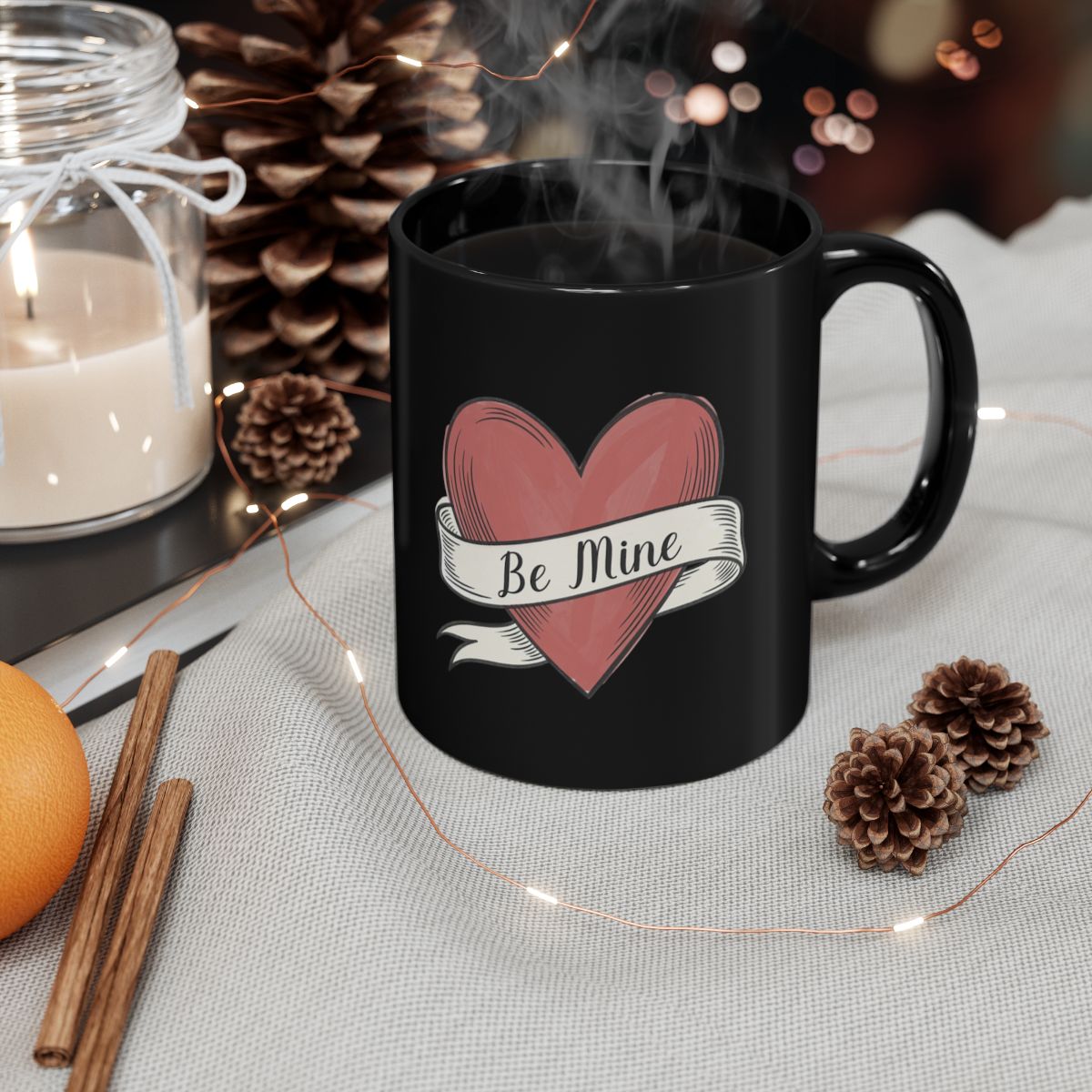 Be Mine Heart Design Mug for Valentine Day Product