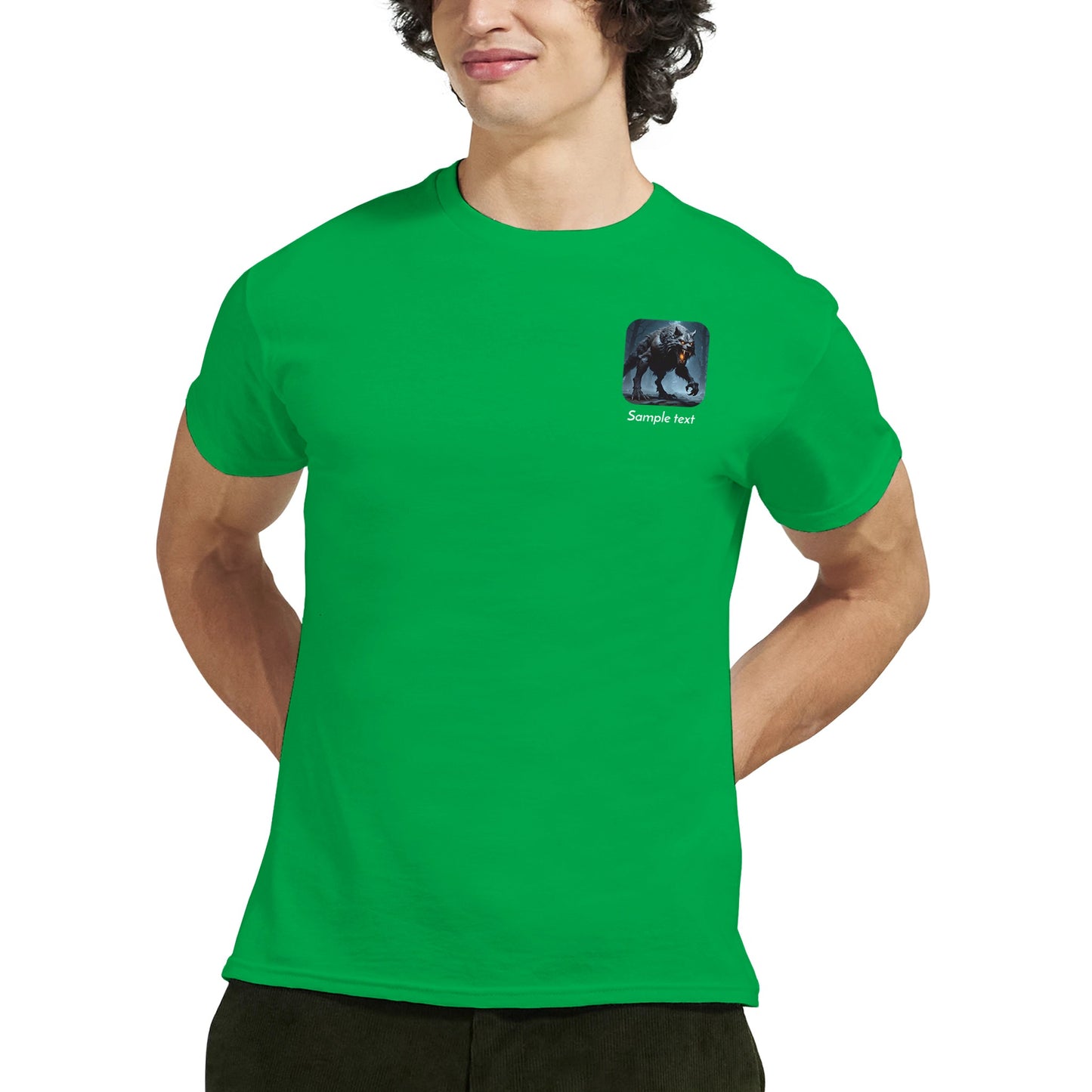 Werewolf on a Heavyweight T-Shirt