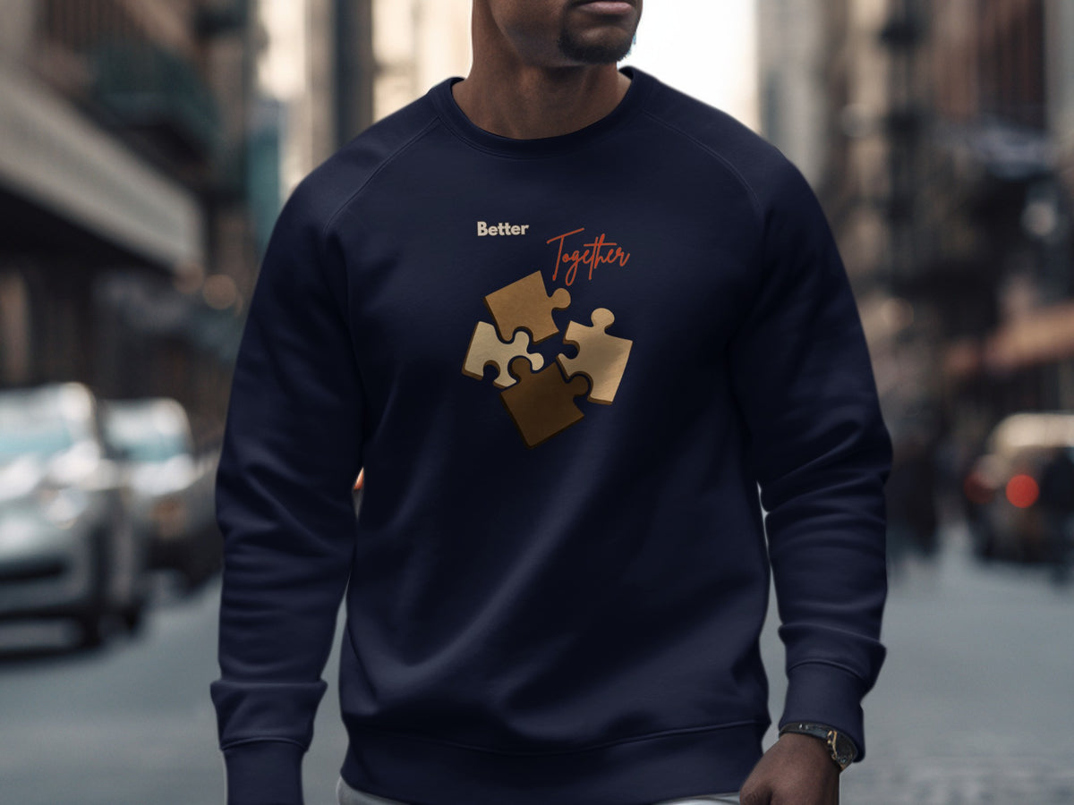 Better Together Puzzle Design Sweatshirt