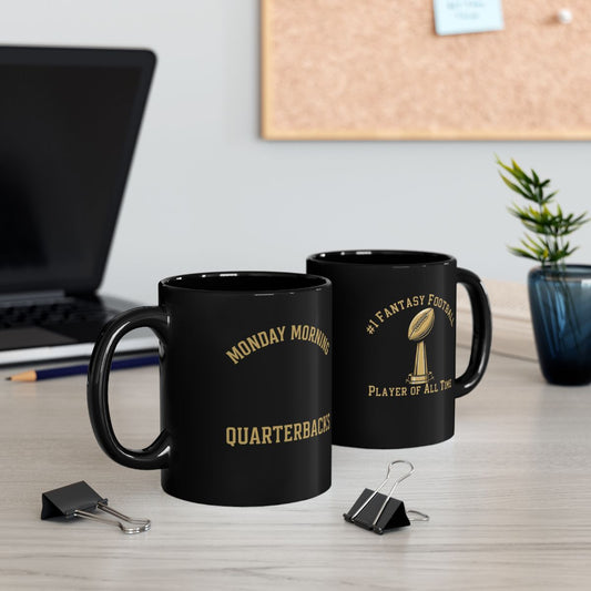Monday Morning Quarterbacks Black Mug Set