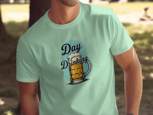 Day Drinking Graphic T-Shirt for Casual Outings