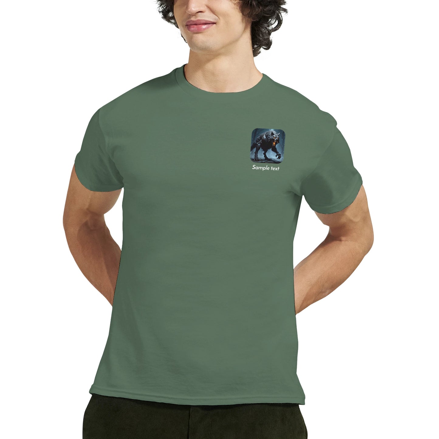 Werewolf on a Heavyweight T-Shirt