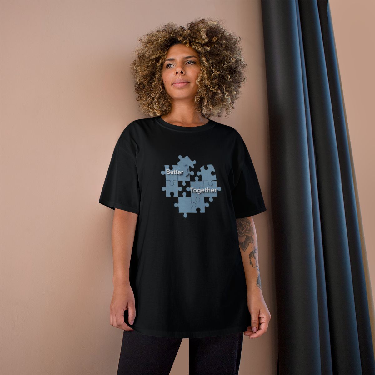 Better Together Puzzle Graphic T-shirt
