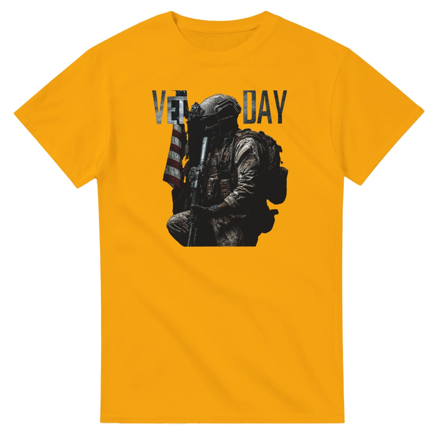 Veteran's Day Tactical Tribute on a heavyweight t-shirt