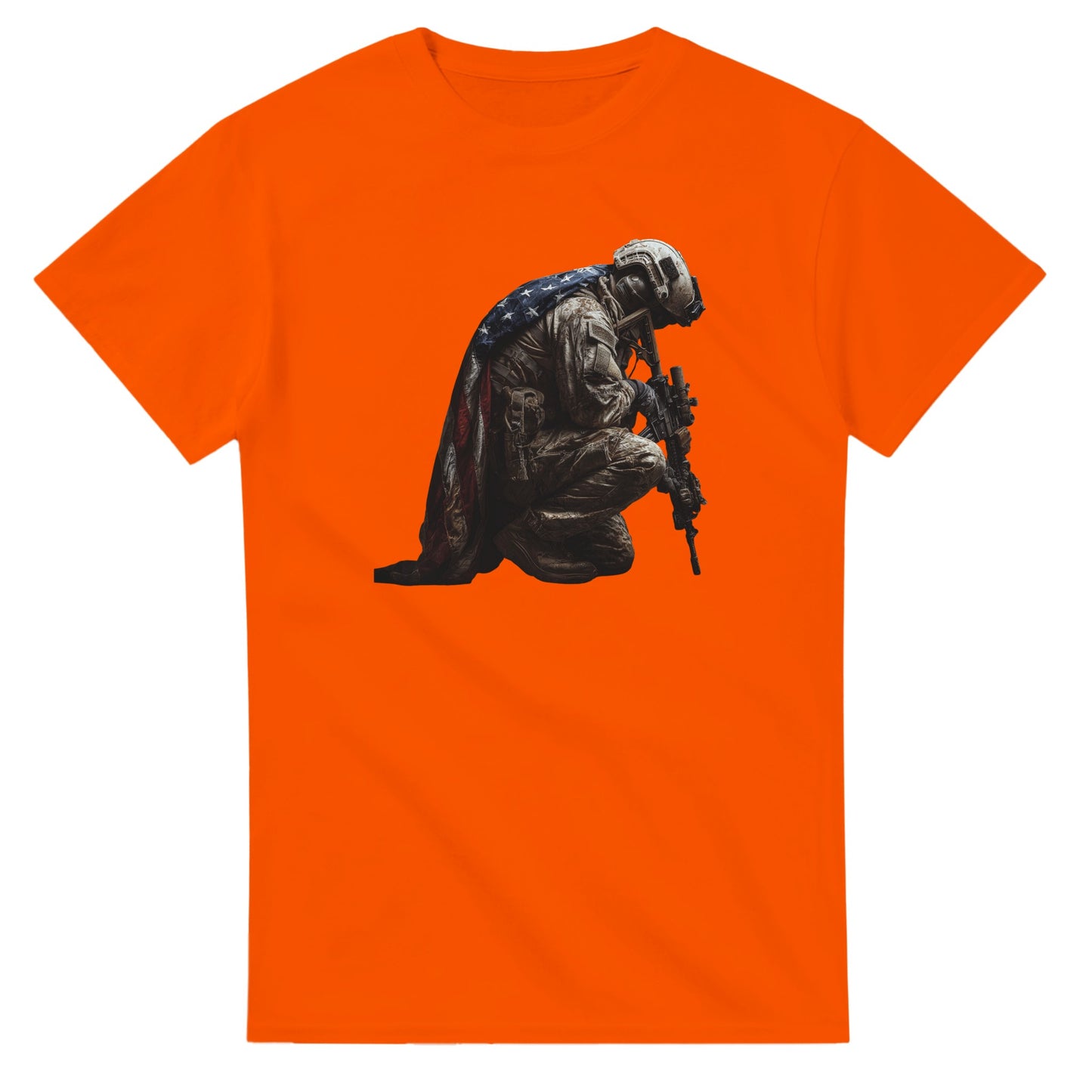 Patriotic Tribute on a heavyweight t-shirt