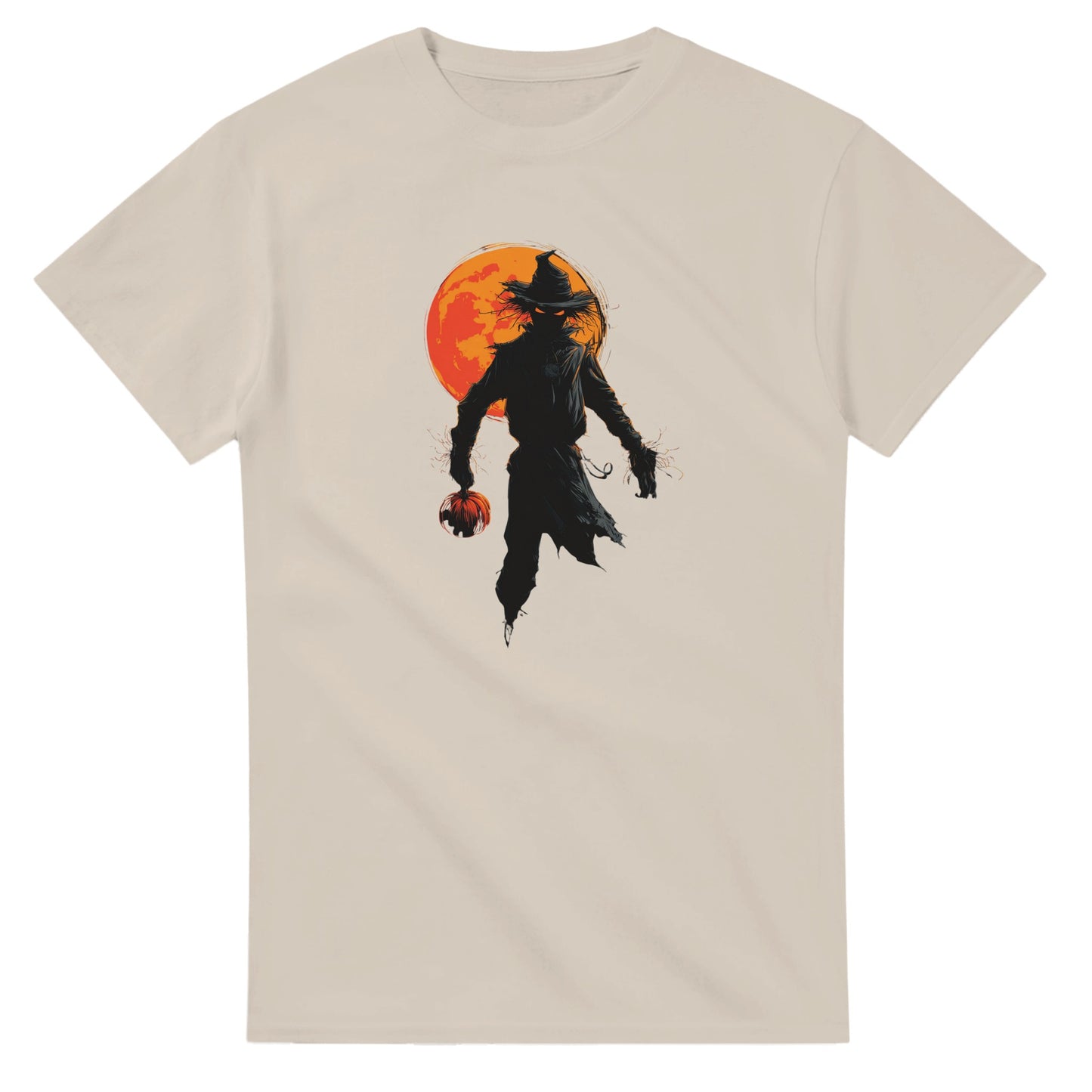 Spooky Scarecrow on a Heavyweight T-shirt