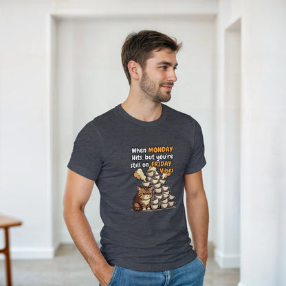 Charming Lil' Caped Vampire on a kids Heavyweight T-shirt