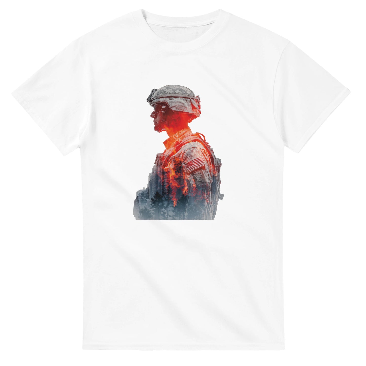 Fiery Spirit on a heavyweight t-shirt