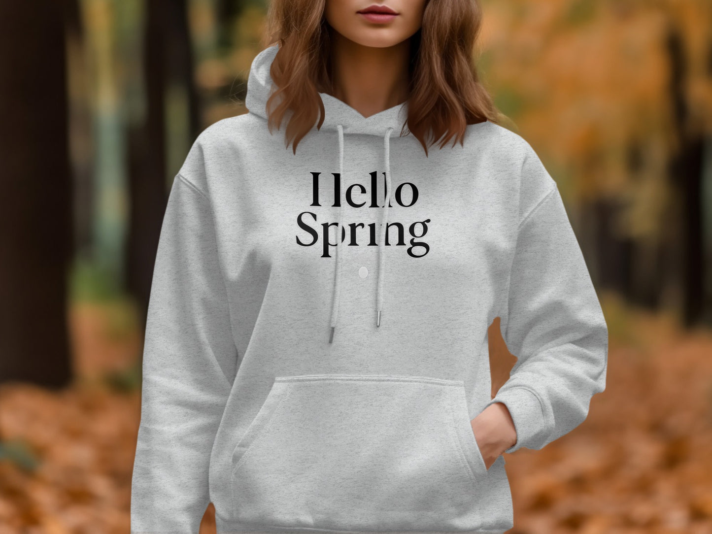 Hello Spring Graphic Hoodie for Seasonal Style