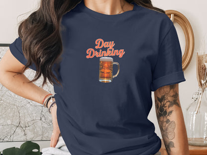 Day Drinking Graphic Tee for Casual Wear