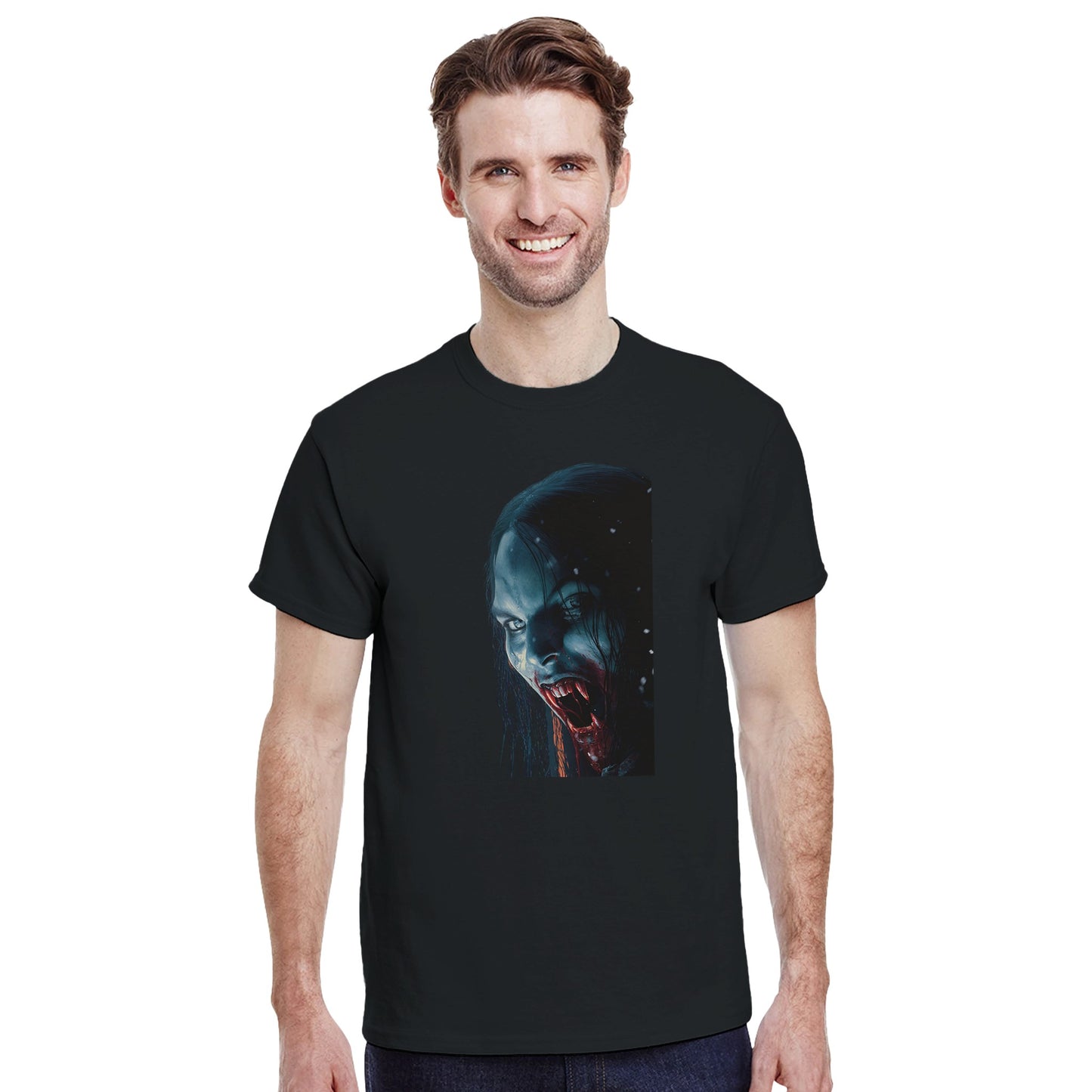 Cute Lil' Vampire on a Heavyweight T-shirt
