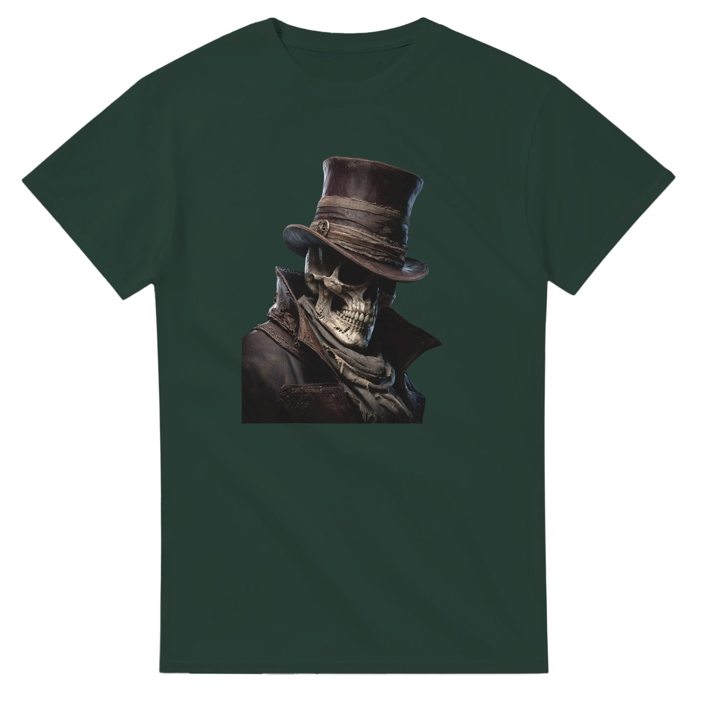 Steampunk Skull on a Heavyweight T-shirt