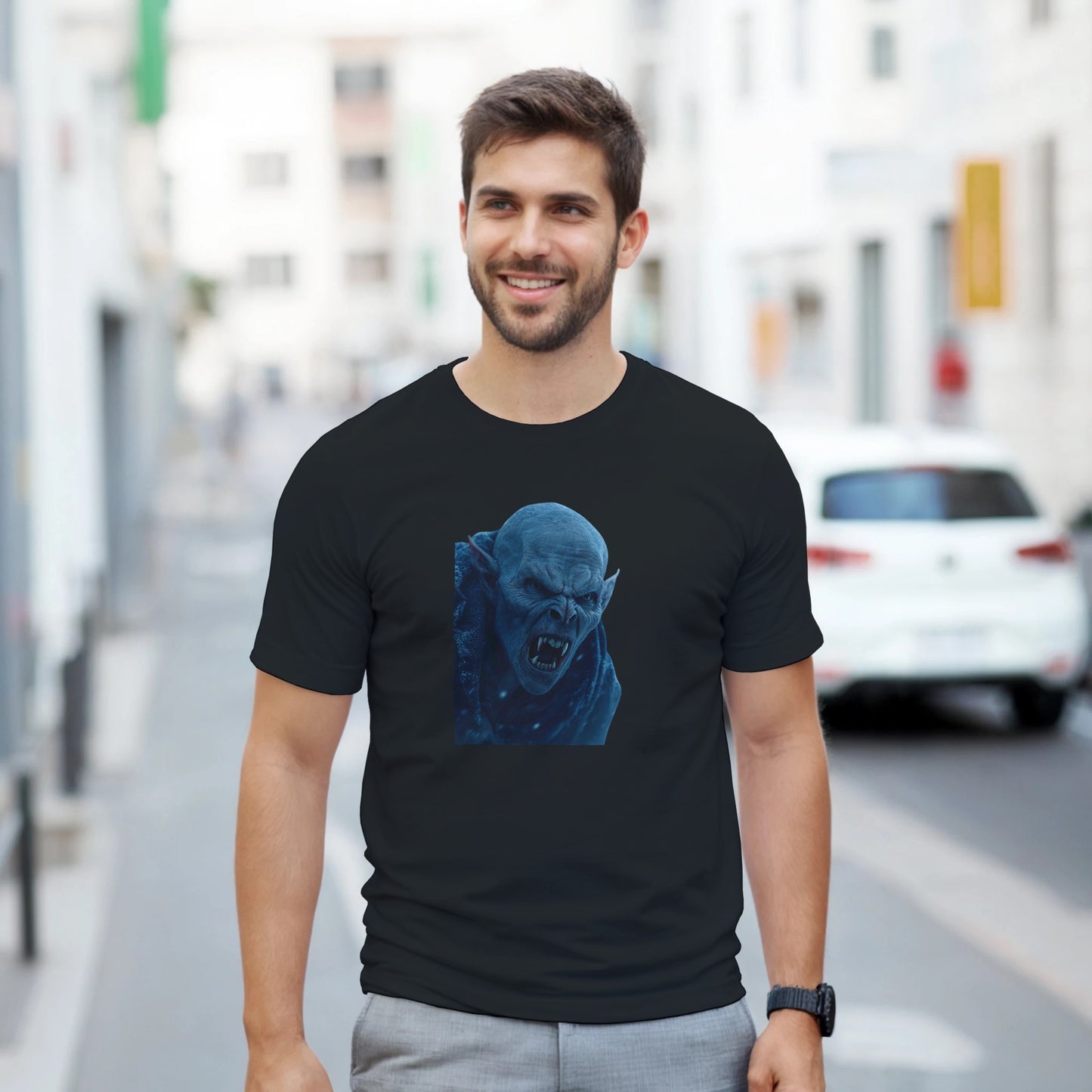 Cute Lil' Vampire on a Heavyweight T-shirt