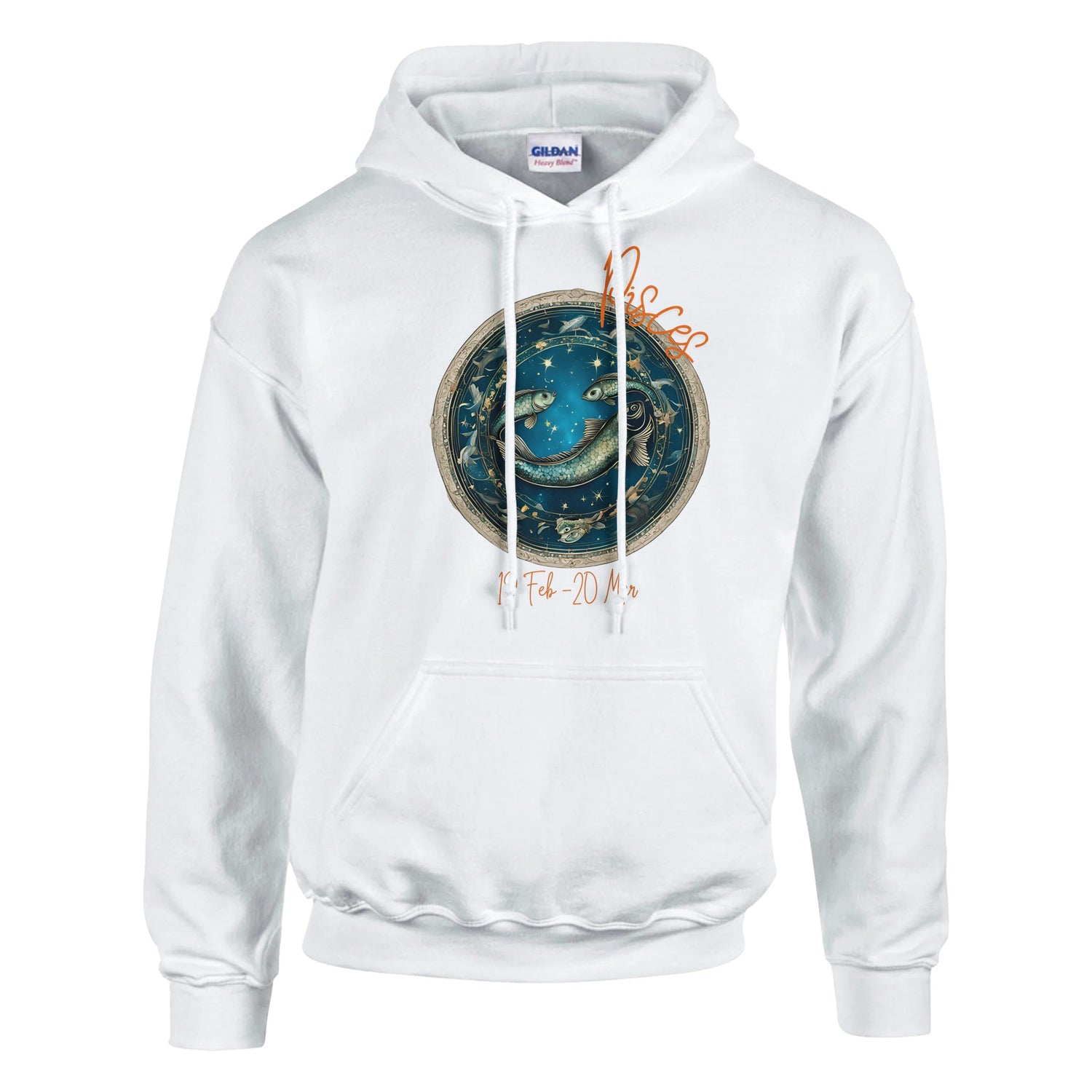 classic unisex pullover hoodie Astrology pisces fish personalized
