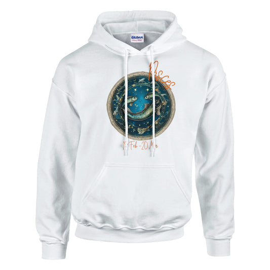 classic unisex pullover hoodie Astrology pisces fish personalized
