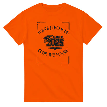 Most Likely To' high school design on a Heavyweight T-shirt 