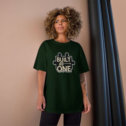 Built As One Puzzle Design T-Shirt