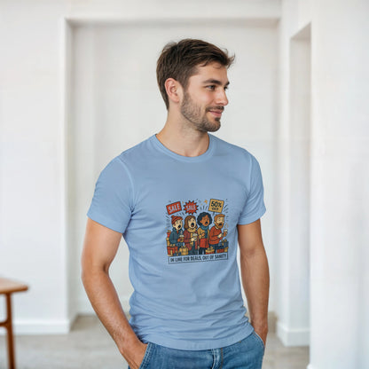 Out of Sanity Black Friday heavyweight t-shirt mockup