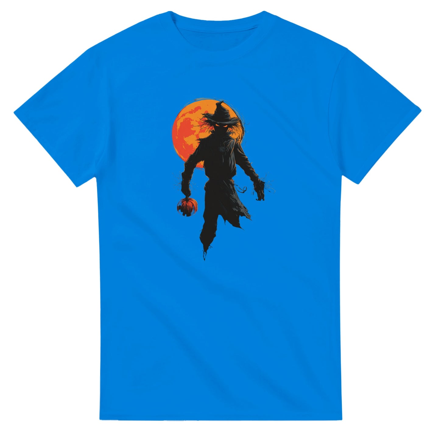 Spooky Scarecrow on a Heavyweight T-shirt