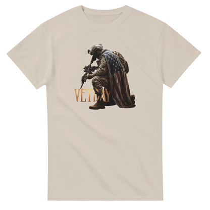 Honor Vet Day on a heavyweight t-shirt
