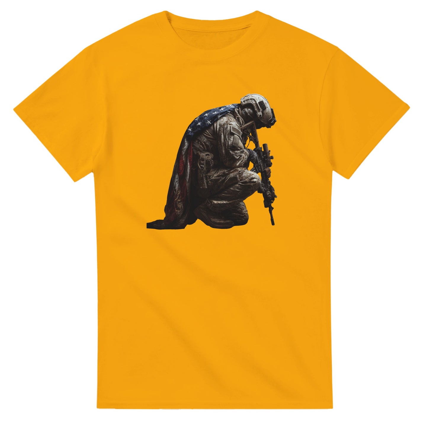 Patriotic Tribute on a heavyweight t-shirt