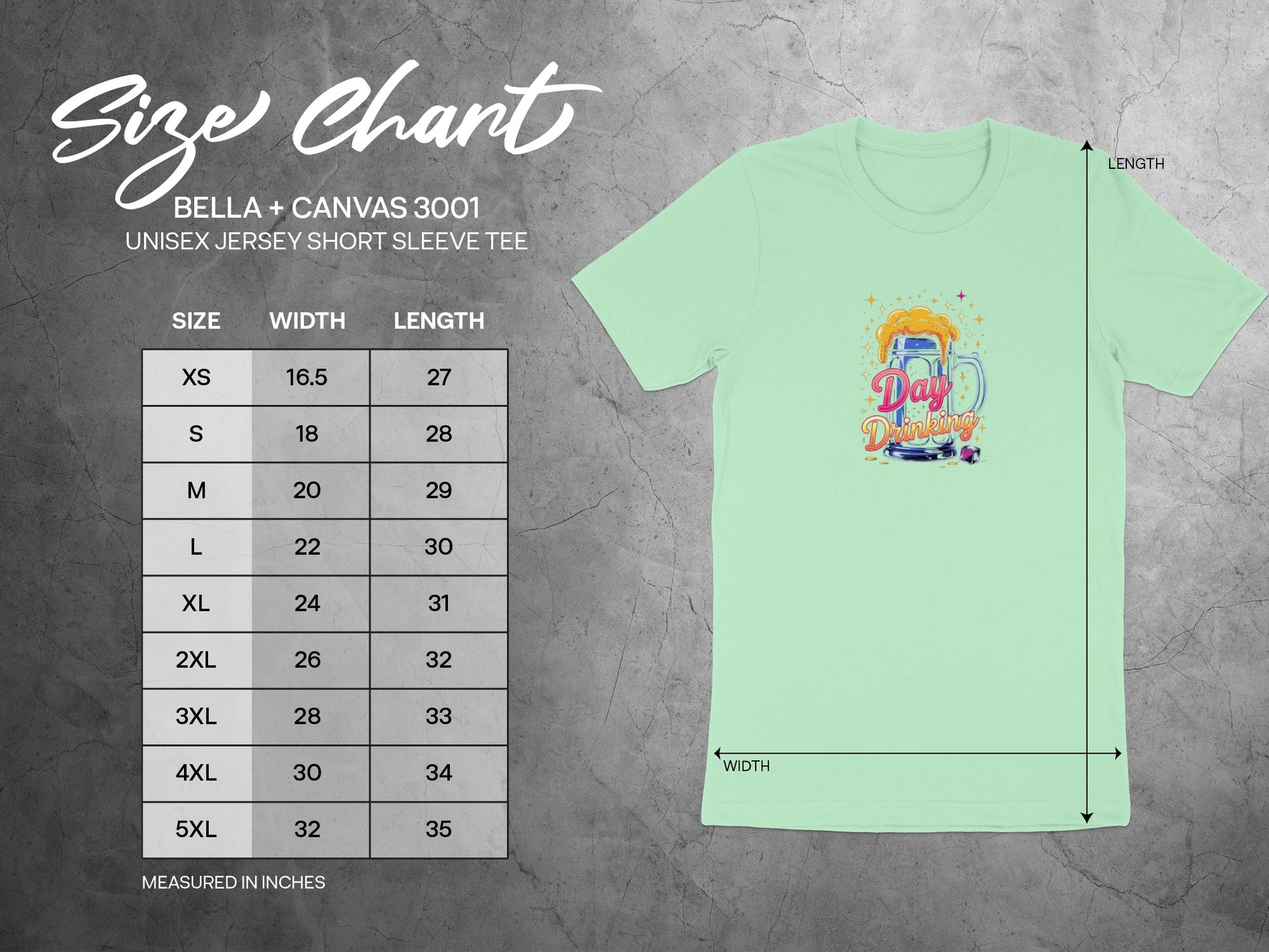 Day Drinking Design Bella Canvas 3001 Unisex Tee