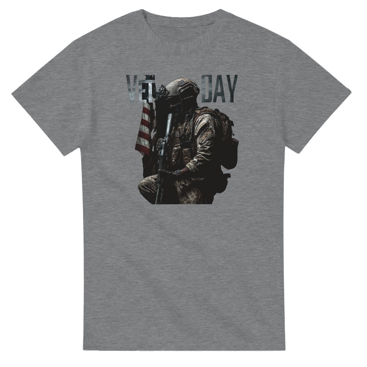 Veteran's Day Tactical Tribute on a heavyweight t-shirt