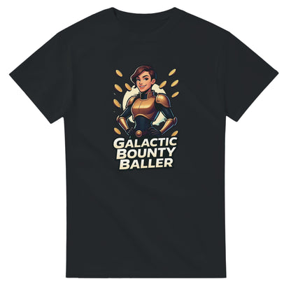 Galactic Bounty Baller graphic design on a Heavyweight T-shirt