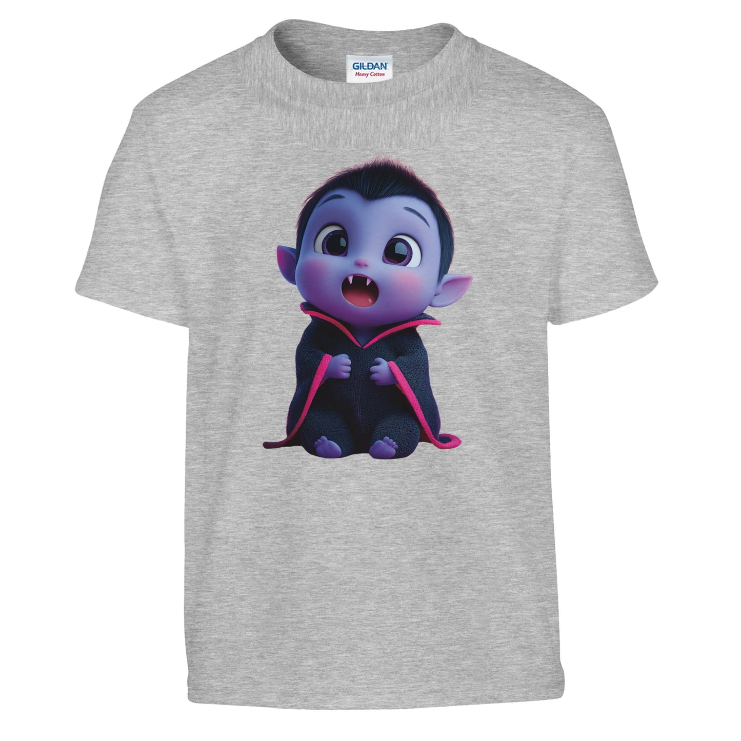 Cute Lil' Vampire on a Heavyweight T-shirt