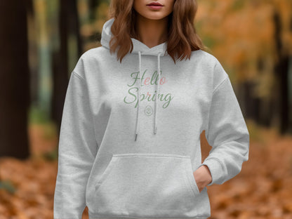 Hello Spring Hoodie Ideal for Seasonal Wear