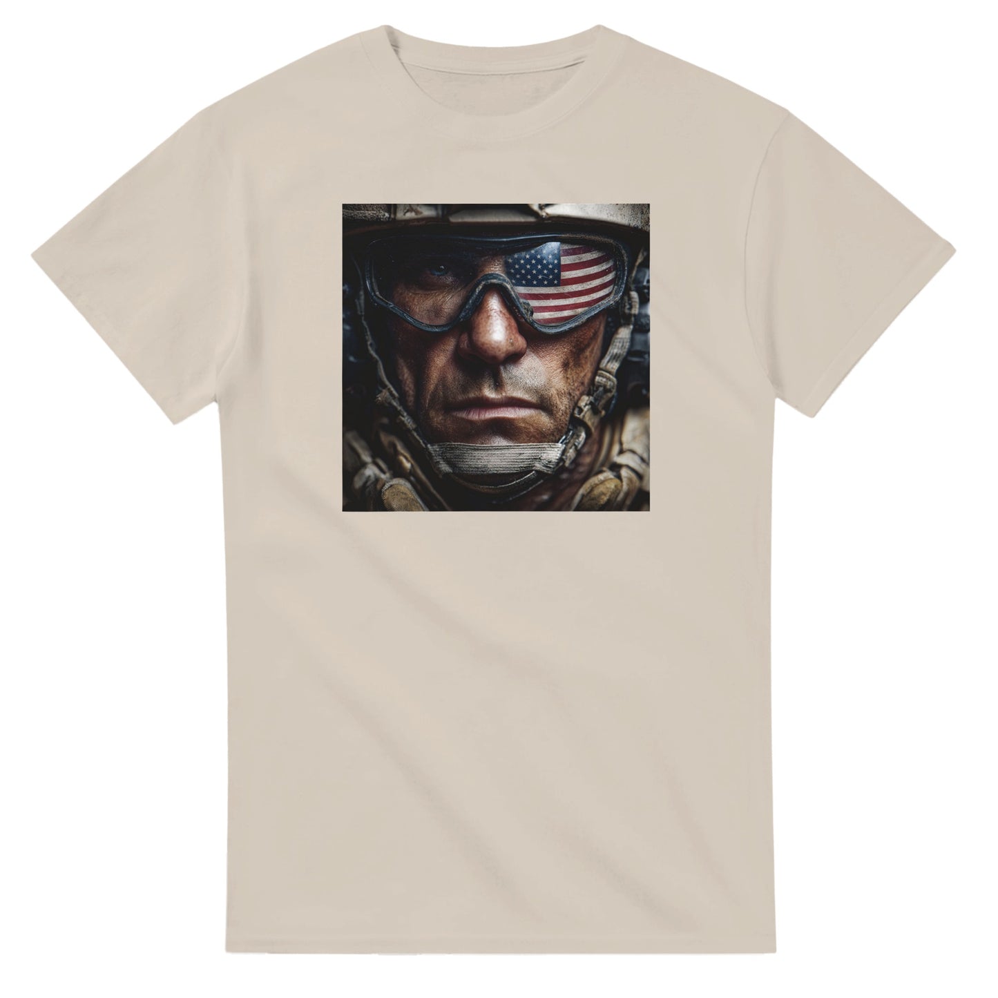 Strength & Freedom on a heavyweight t-shirt