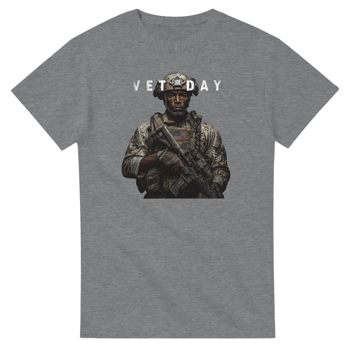Vet Day Honor on a heavyweight t-shirt