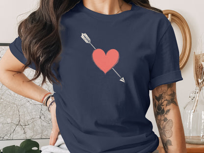 Cupid's Arrow design on a Premium Tee