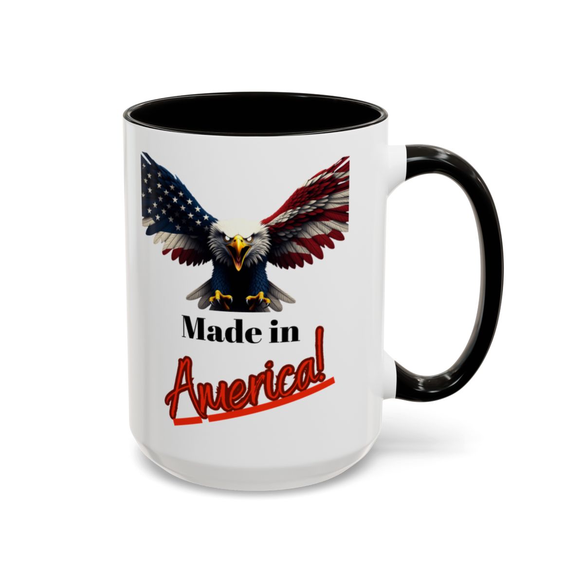 Proud American Eagle Design Made in America Mug