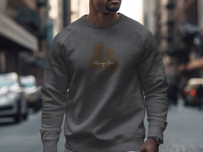 Always You Silhouette Print Grey Sweatshirt Product