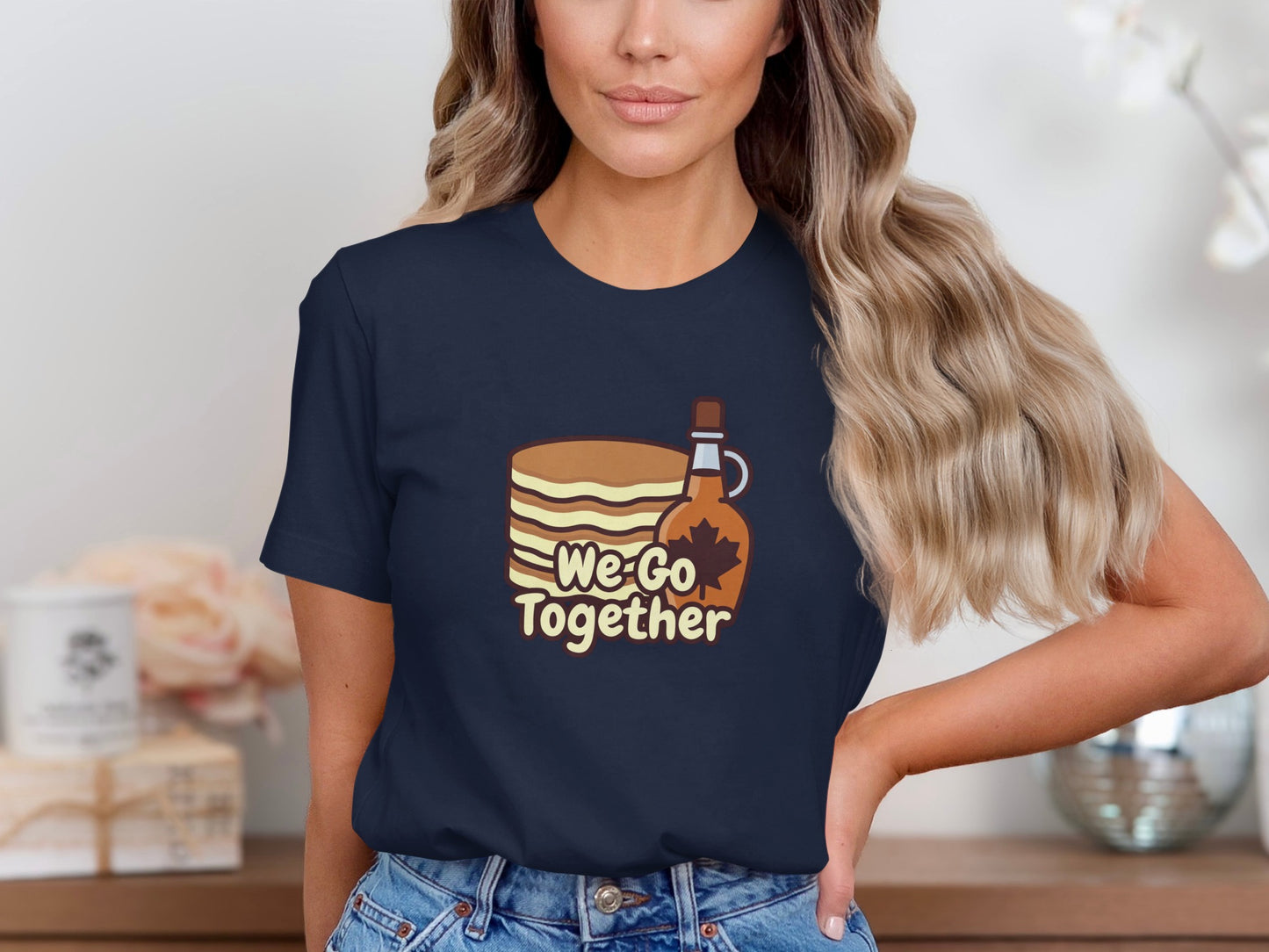 We Go Together Maple Syrup Pancake T-shirt