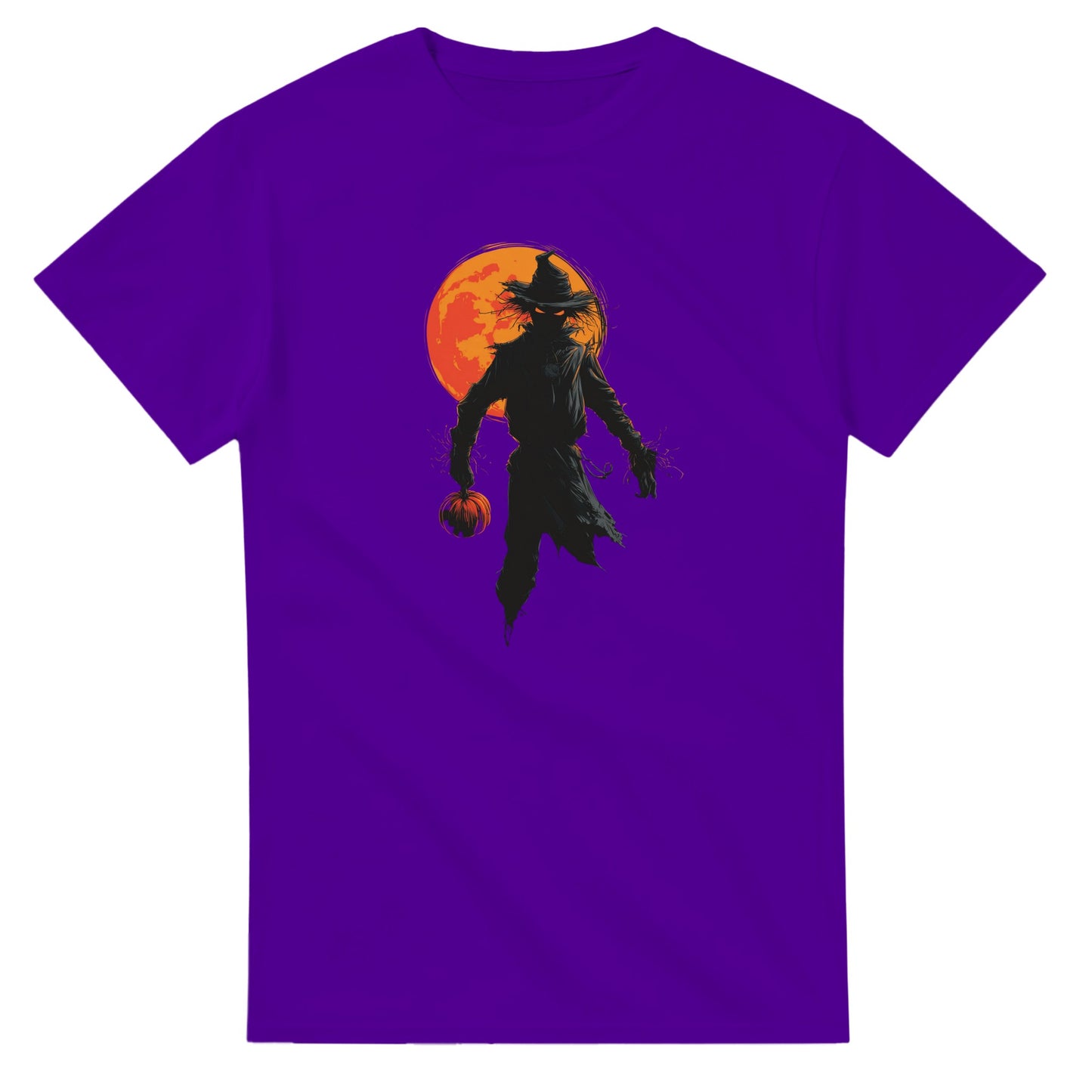 Spooky Scarecrow on a Heavyweight T-shirt