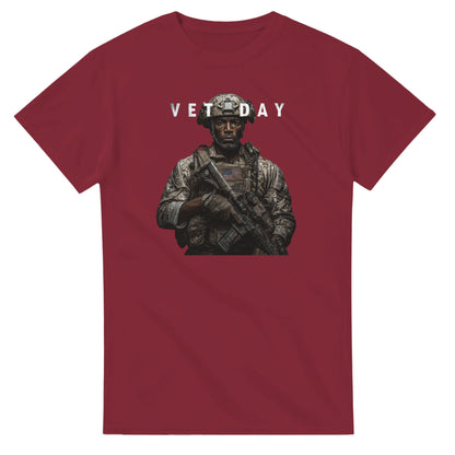 Vet Day Honor on a heavyweight t-shirt