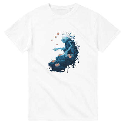 Mystical Pumpkin Harvester on a Heavyweight T-shirt
