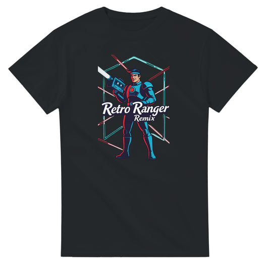 Retro Ranger Remix graphic design on a Heavyweight T-shirt
